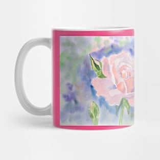 A pink rose Mug